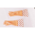 Haushalt Billig Gute Verwendung 38 * 16.5 Reinigung Kunststoff Orange Gummi Arbeiter Handhandschuhe